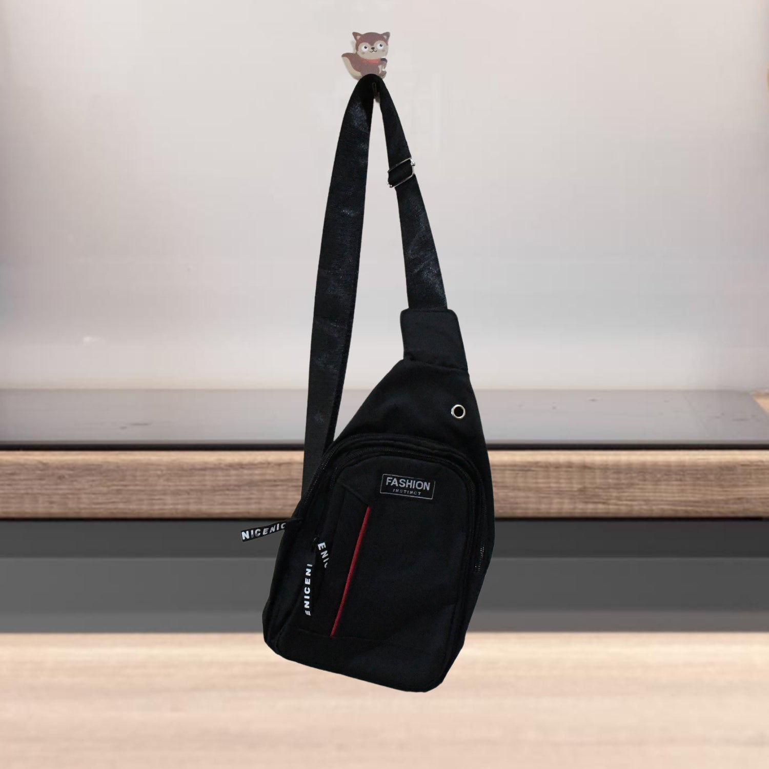 Waterproof Anti-Theft Crossbody Fanny Pack – (1 Pc, Black & Grey) Waterproof Anti-Theft Crossbody Fanny Pack – (1 Pc, Black & Grey)